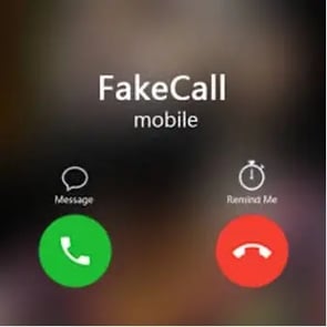 Fake Incoming Call on Cell Phone Caller ID Display