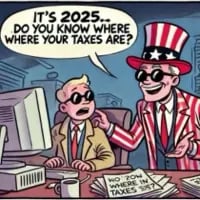 TaxBlogGraphic_200x200_Uncle Sam Asking Man for 2025 Taxes